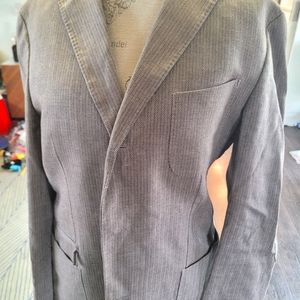 Ermenegildo Zegna, 3 season blazer. 40R (50 Euro).  Brown herringbone, modern